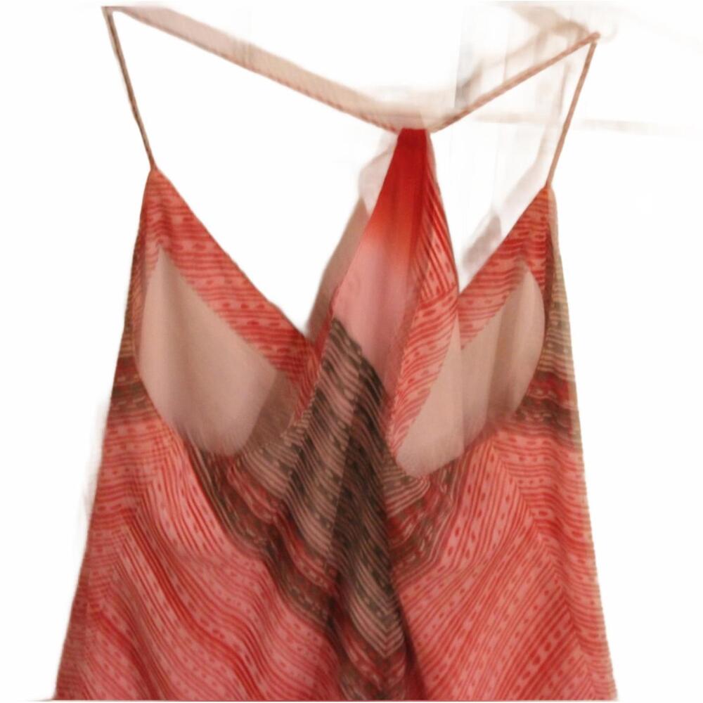 Dkny Pink Pattern Flowing Strappy Shift Summer Dr… - image 3